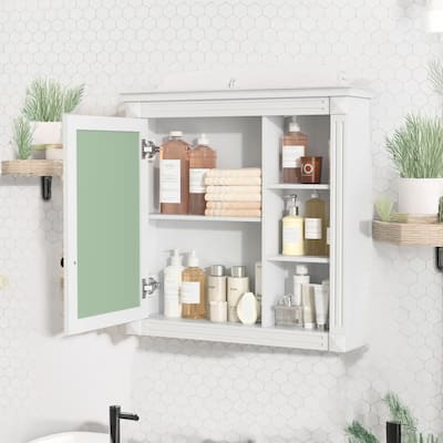 Over the Toilet Storage White Storage Cabinet for Bathroom