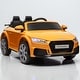 preview thumbnail 6 of 24, 6V Licensed Audi TT RS Kids Electric Ride-On Car with Remote, Suspension, MP3 Player, Lights, Horn, for Ages 3-5 Yellow
