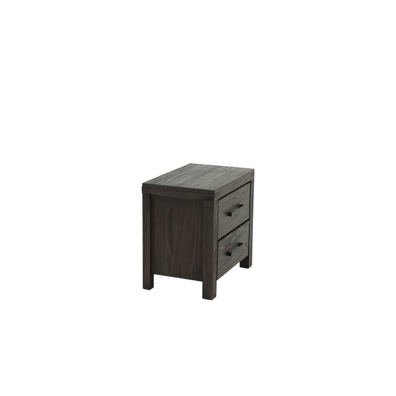 Simple Solid Wood Nightstand, Drawers, Bedside Table, Bedroom Furniture Basic