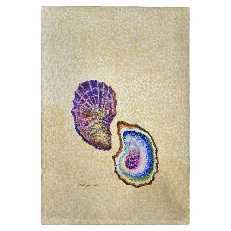 Two Oysters Guest Towel - 20x20