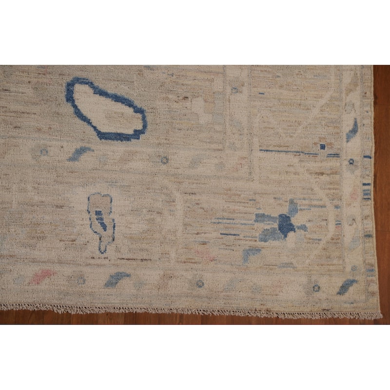 Oushak Oriental Area Rug Hand-knotted Wool Carpet - 10'0"x 13'5"