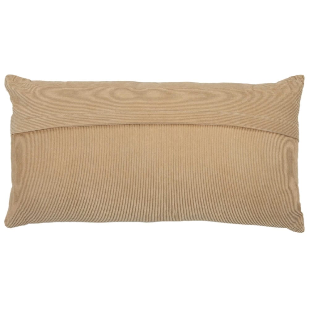 Rizzy Home Solid Modern Velvet Corduroy Throw Pillow