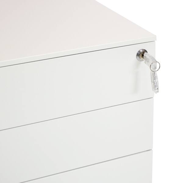 Shop Casl Brands Rolling Mobile File Cabinet Keyed Lock And