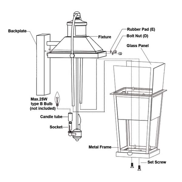 dimension image slide 1 of 2, Lexington Aluminum Black Motion Sensor Dusk to Dawn Outdoor Wall Light Clear Glass