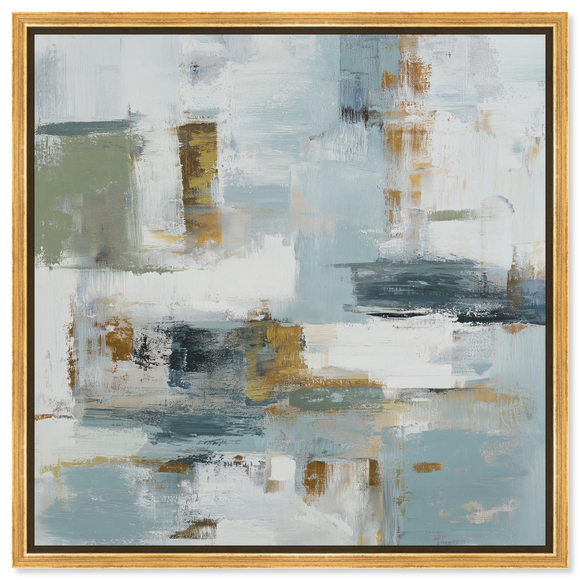 Dream Horizon I Coastal Art Framed Canvas Print by Art Remedy