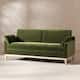 Option Olive Green Performance Velvet