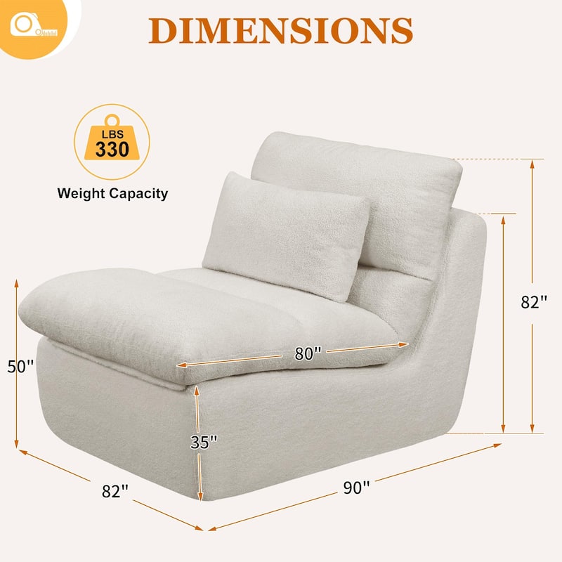 Single Big-Seating Living Room Sofa Set