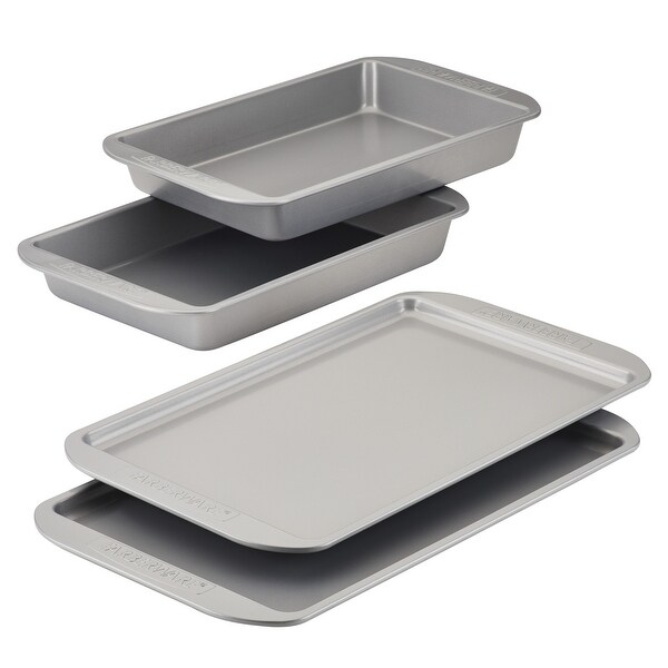 Farberware Bakeware Double Batch Cookie Sheet & Cake Pan Set 3Piece