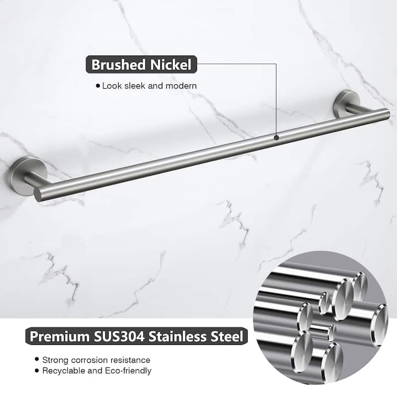24-Inch Wall Mounted Towel Bar