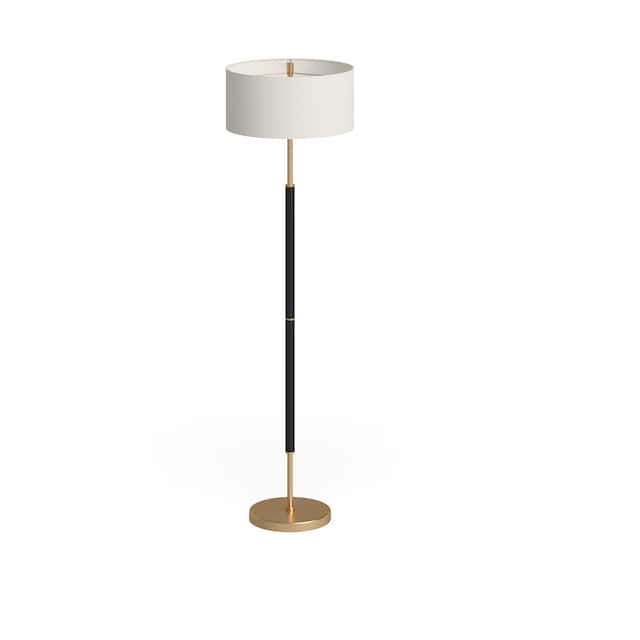 Silver Orchid Gotho Pedestal Contemporary Floor Lamp