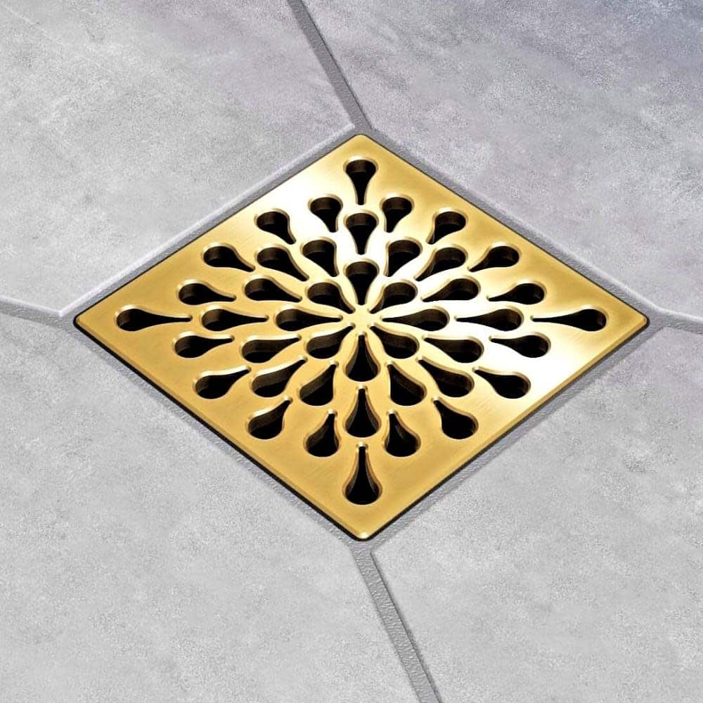 Ebbe America E4805-BG SPLASH - Brushed Gold - Unique Drain Cover