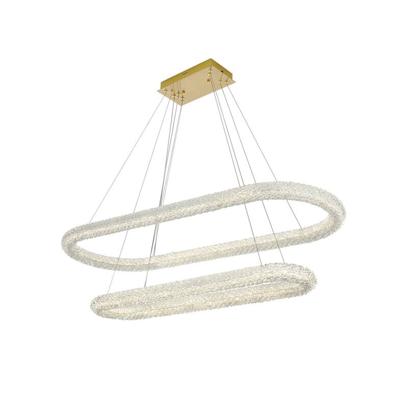Indigo Home 51 inch Adjustable LED Chandelier