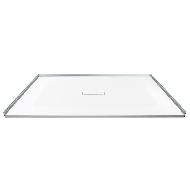 Transolid TRS_FZS5140C Trimslate 51" x 40" Rectangular Shower Base - White