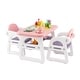 preview thumbnail 2 of 28, Costway 3-Piece Kids Table and Chair Set Toddler Activity Study Desk - See Details Pink / Purple