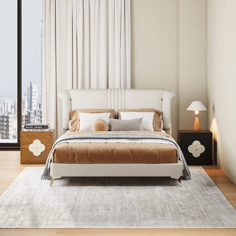 19.6'' W Nightstand With Storage, Bedside Table, Accent Cabinet With Door