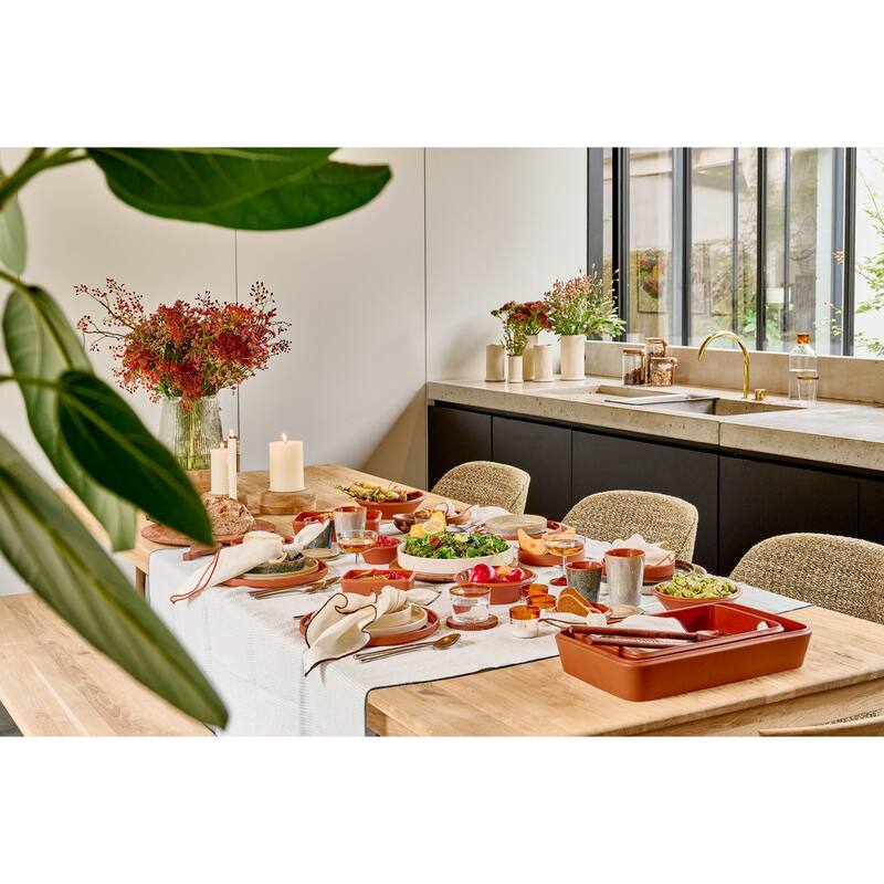 Handwoven Linen Square Napkin - 17.75" - White