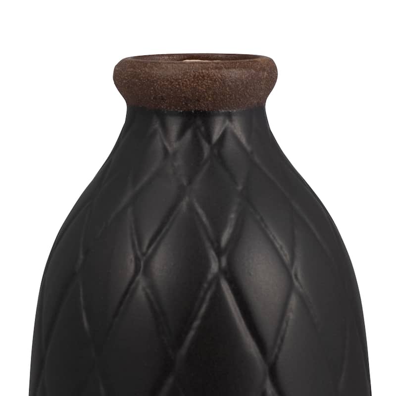 Sagebrook Home Neutral Ceramic Vase