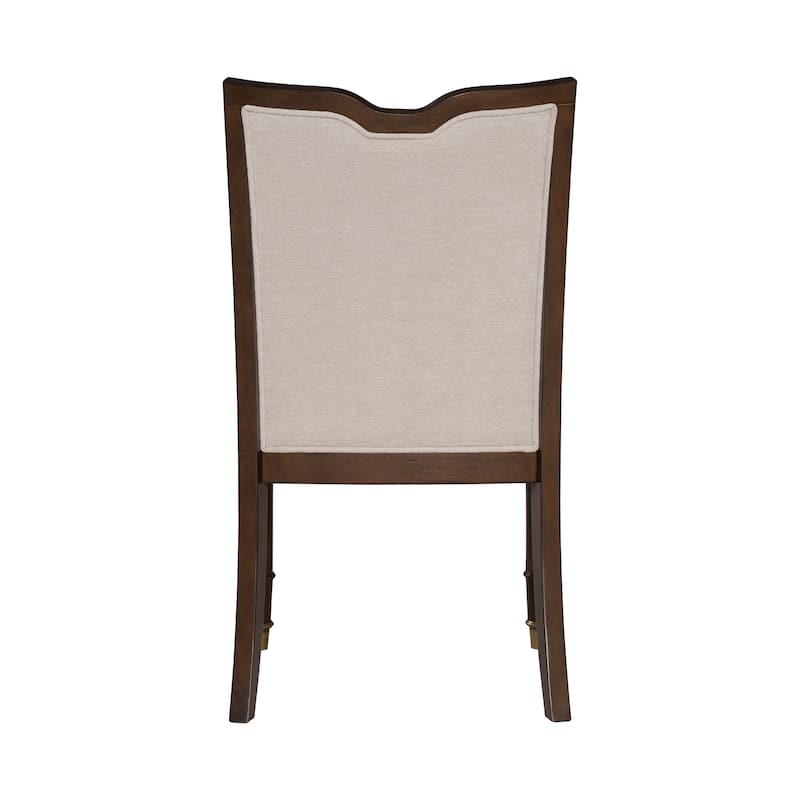 Furniture of America Prylen Modern 7-Piece Dark Cherry Solid Wood Extendable Dining Set