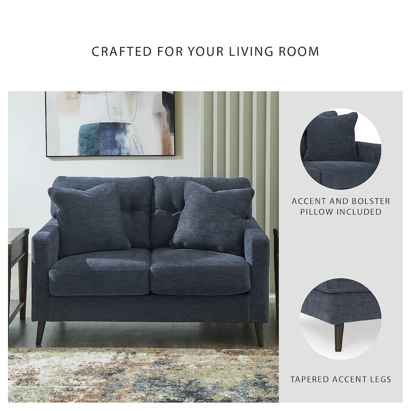 Signature Design by Ashley Bixler Loveseat - 57" W x 38" D x 37" H