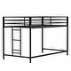preview thumbnail 10 of 13, Twin Size Metal Loft Bed with Elevated Design, Secure Guardrails, Noise-Reducing Slats, and Easy-Climb Ladder