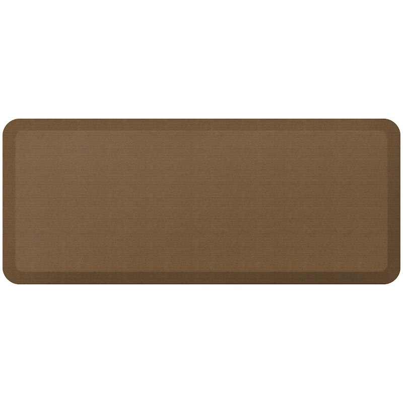 Designer Comfort Grasscloth Anti-fatigue Kitchen Mat