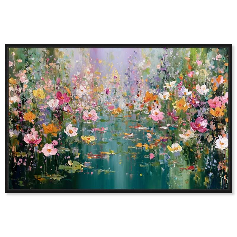Picturesque Colors Canvas by Art Remedy - Black - 45" x 30"
