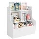 preview thumbnail 9 of 16, 3-Tier Toy Storage Cabinet and Bookcase