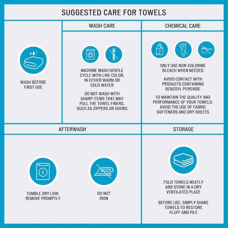 Cotton 6 Piece Bath Towel Set