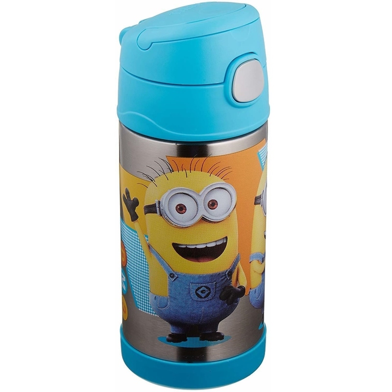 12 oz/ Minions Thermos Funtainer Vacuum Insulated Stainless Steel Bottle 
