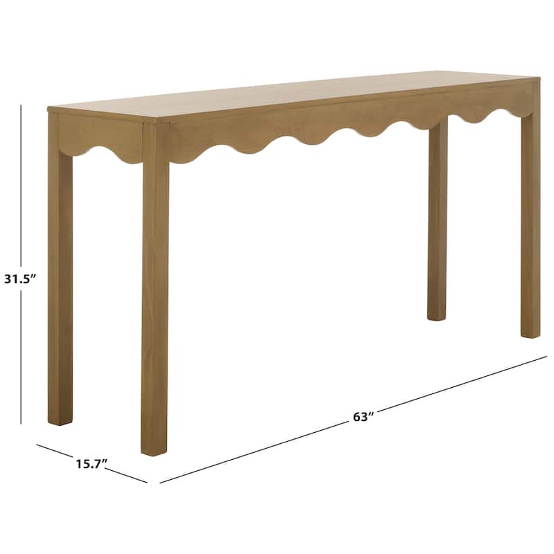 SAFAVIEH Lilith Wavy Console Table - 63"W x 16"D x 32"H