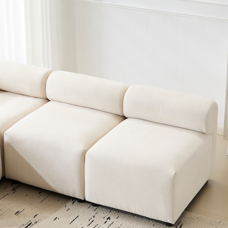 Christopher Knight Home- Tony Fabric Modular Sectional Sofa Couch
