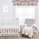 preview thumbnail 3 of 4, Sweet Jojo Designs Ivory and Orange Boho Vintage Floral Girl Window Curtain Valance Bohemian Rust Botanical Flower Green Fringe