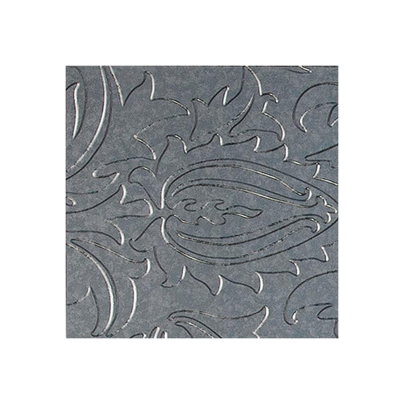 FASÄDE Nettle 4-foot x 8-foot PVC Wall Panel in Galvanized Steel - Silver - Sample
