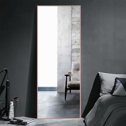Carson Carrington Paaskynen Aluminum Alloy Full Length Floor Mirror