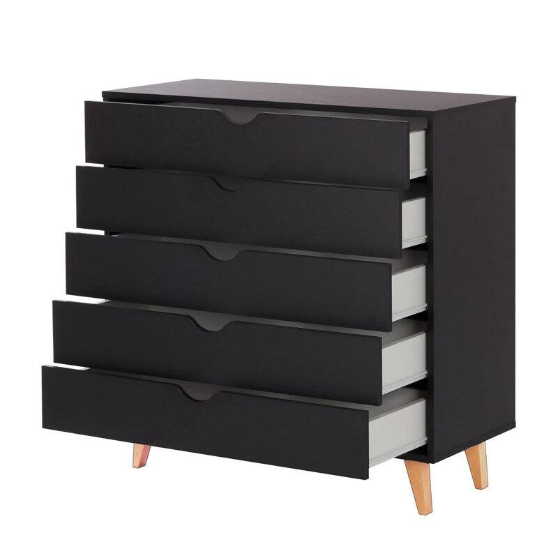 Mid Century Modern 5-Drawer Dresser