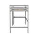 preview thumbnail 89 of 91, Modern Solid Wood Loft Bed with Built-in Desk, Safety Ladder