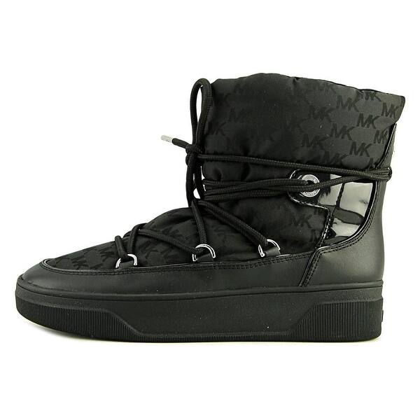 Shop Michael Michael Kors Nala Ankle Boot Women Round Toe Canvas