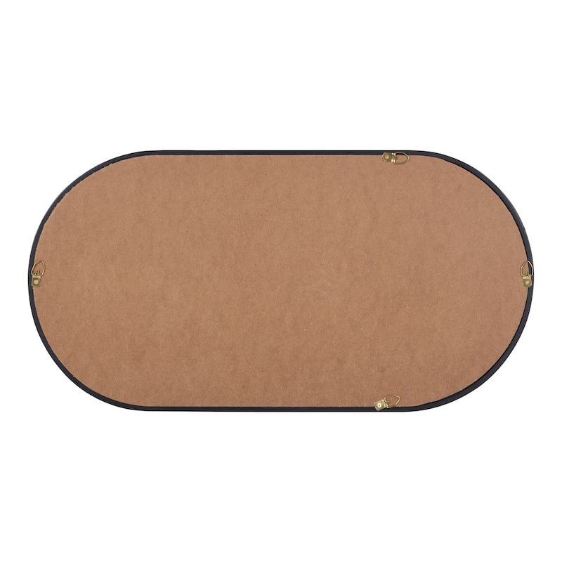 Kate and Laurel Travis Capsule Oval Framed Wall Mirror