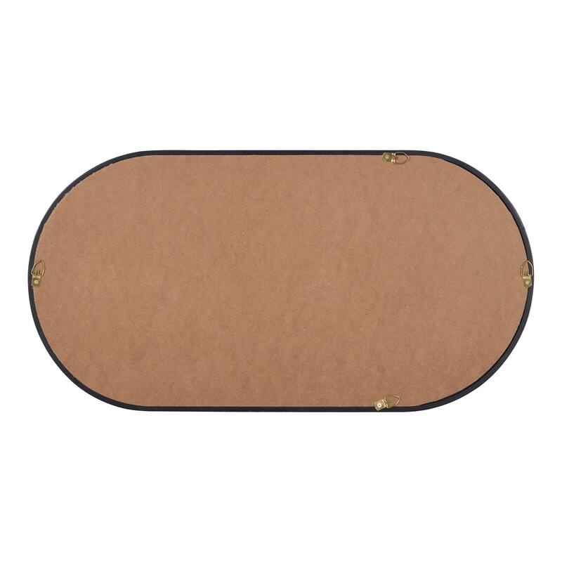 Kate and Laurel Travis Capsule Oval Framed Wall Mirror