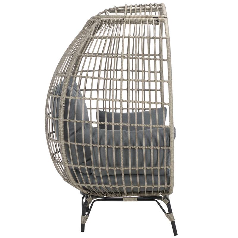 SAFAVIEH Outdoor Living Emmett Egg Chair - 40"W x 35"D x 60"H