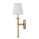 preview thumbnail 8 of 7, Tulum 1-light Matte Brass Wall Sconce - Matte Brass