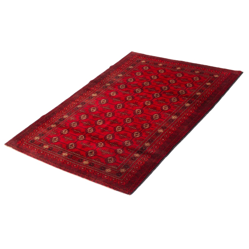 Teimani Red Rug 4'0" x 6'0" - 4'0 x 6'0