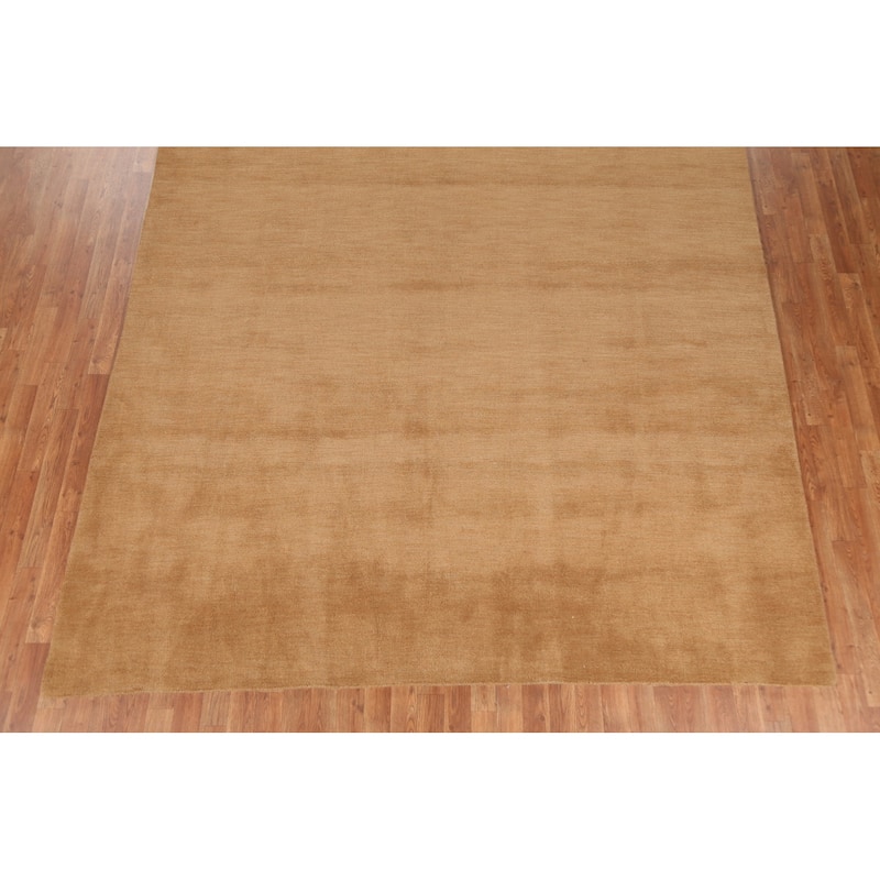 Contemporary Gabbeh Living Room Area Rug Handmade Oriental Wool Carpet - 8'3" x 11'1"