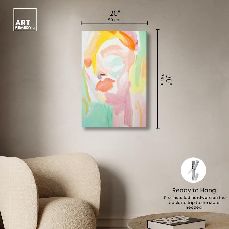Hues of Emotion I Canvas by Art Remedy, Gallery Wrapped