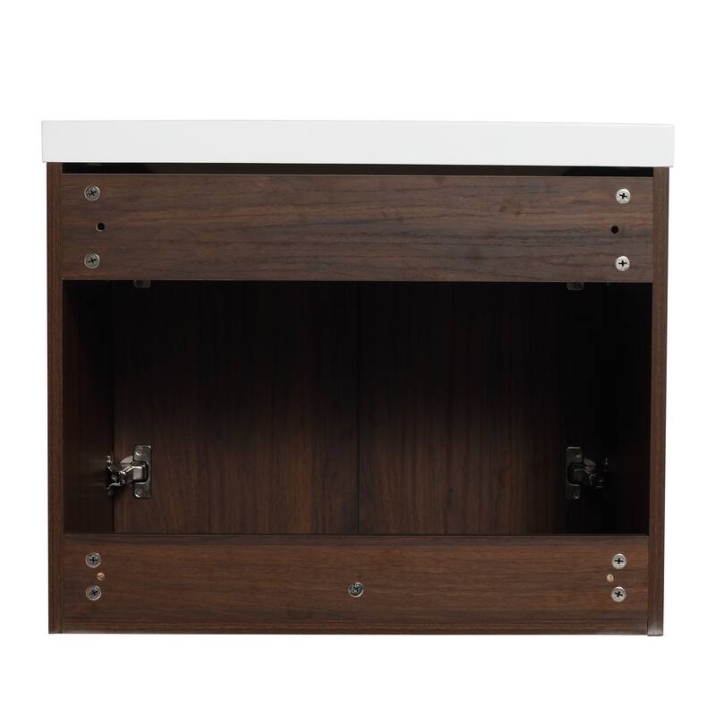 BNK 24"/30"/36" Single Sink Bathroom Vanity with Soft Close Door, Modern Floating Vanity
