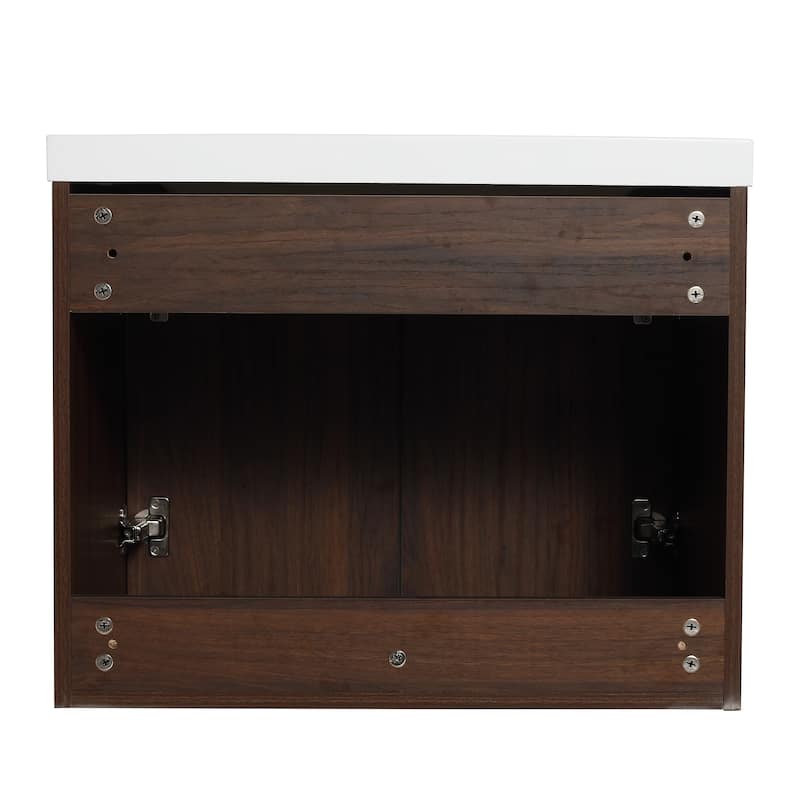 Bathroom Vanity With Sink In 24/30/36 Inch, Floating Bathroom Vanity With Soft Close Door