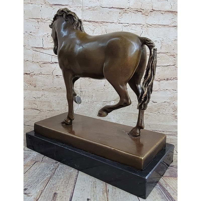 Tang Imitative Horse By Barye Art Deco Modern Bronze Sculpture Figurine Hot Cast Statue