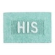 preview thumbnail 47 of 59, Jean Pierre Novelty Cotton Bath Rug - 21"x34" - "His" & "Hers"