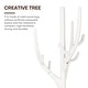 preview thumbnail 93 of 140, Tree-branch Rubberwood Freestanding Coat Rack with Hooks