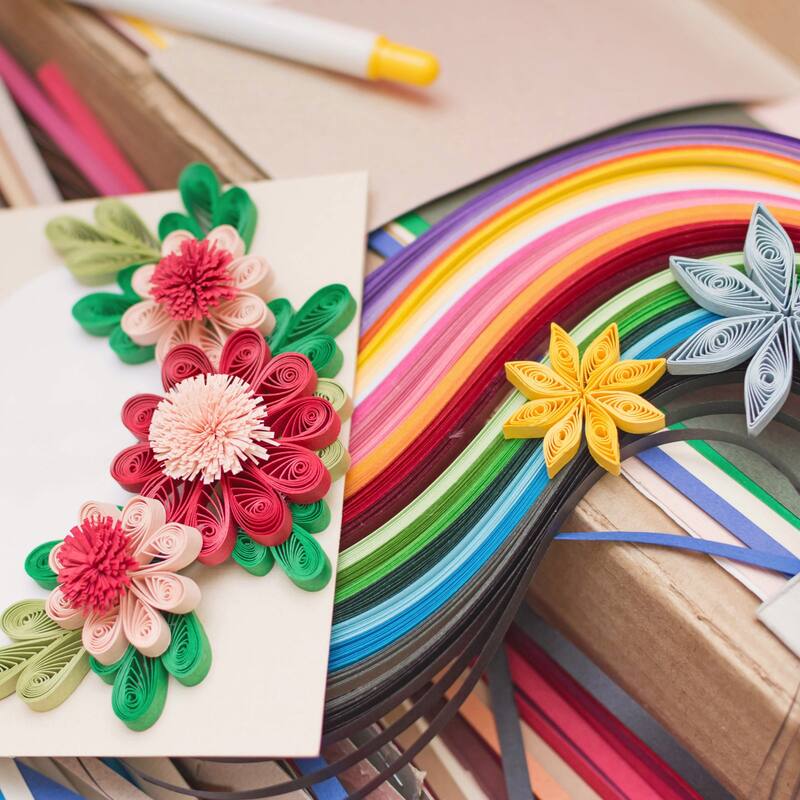720pcs Quilling Strips Paper 1.5mm 39cm Origami Paper